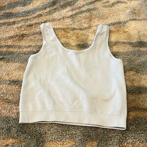 Athleta Girl rib crop tank top size XL/14
